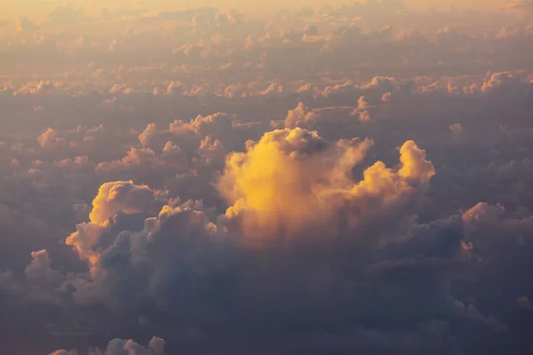 Beautiful view above clouds — Stock Photo, Image