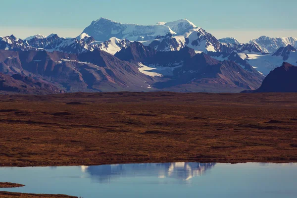 Paisagens na estrada denali — Fotografia de Stock