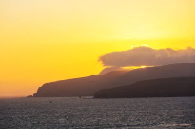 Güzel kıyı şeridi manzara Paracas Ulusal rezerv