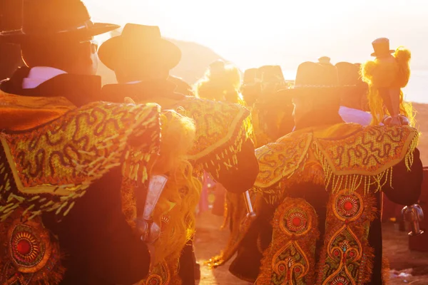 Autentické peruánské tanec — Stock fotografie