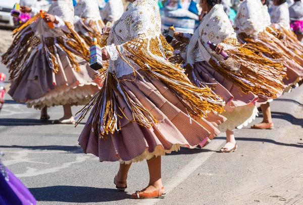 Authentic peruvian dance — Stock Photo, Image