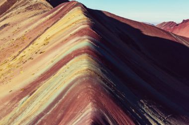 Montana de Siete Colores,  Rainbow Mountain. clipart