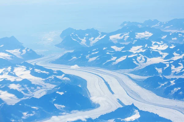 Ґренландія Пейзажі Вигляд Зверху — стокове фото