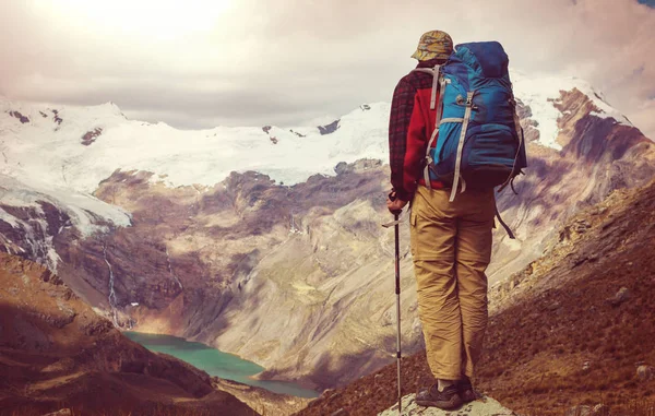 Peru adam uzun yürüyüşe çıkan kimse