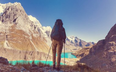 Peru adam uzun yürüyüşe çıkan kimse