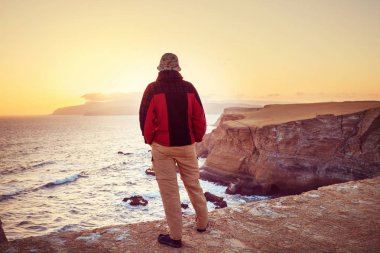 Güzel kıyı şeridi manzara Paracas Ulusal rezerv,