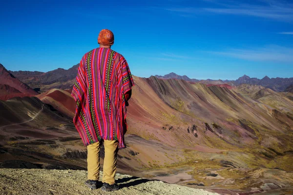 Sahne Vinicunca, Cusco bölge, Peru hiking