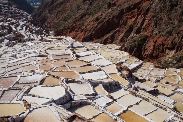 Сіль ставків Maras — стокове фото