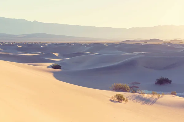 Sanddünen Death Valley Nationalpark Kalifornien Usa — Stockfoto