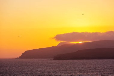 Güzel kıyı şeridi manzara