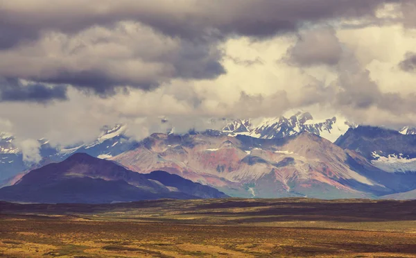 Malerische alaska-berge im sommer — Stockfoto