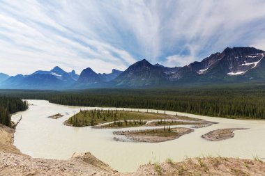pitoresk Kanada dağlar