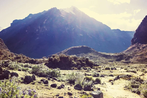 Vackra landskap i Cordillera Huayhuash — Stockfoto