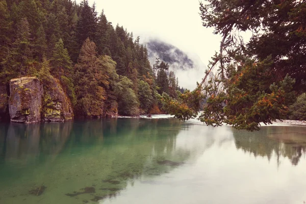 Dağ nehir güzel akışı