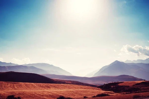 Pampas landscapes in  Cordillera de Los Andes — Zdjęcie stockowe