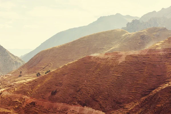 Pampas landscapes in  Cordillera de Los Andes — стокове фото