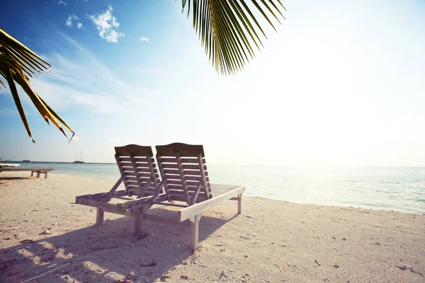 Schöner Strand am Meer — Stockfoto