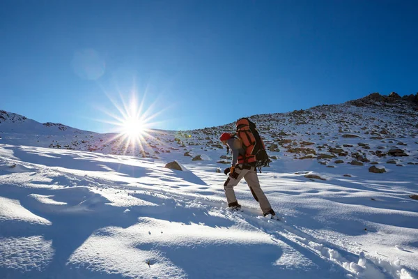 Caminata en las montañas Kackar — Foto de Stock