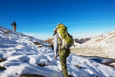 Kaçkar dağlarında yürüyüş