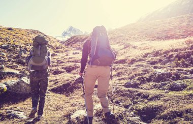 Kaçkar dağlarında yürüyüş