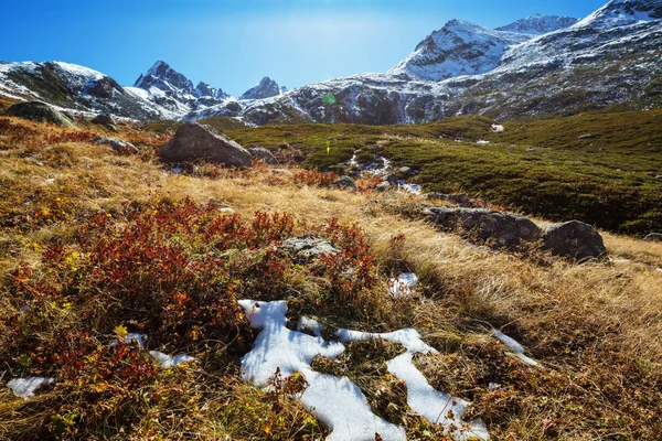 Herfst seizoen in Kackar bergen — Stockfoto