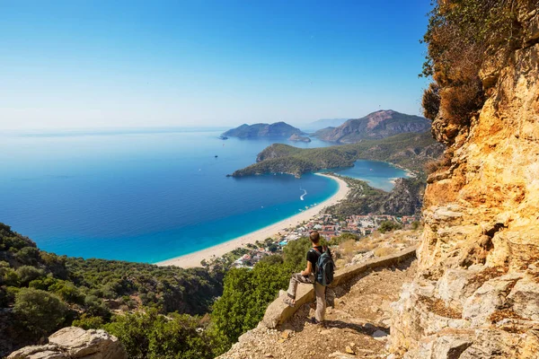 Belas Paisagens Naturais Turquia Montanhas Maneira Lícia Famosa Entre Caminhantes — Fotografia de Stock