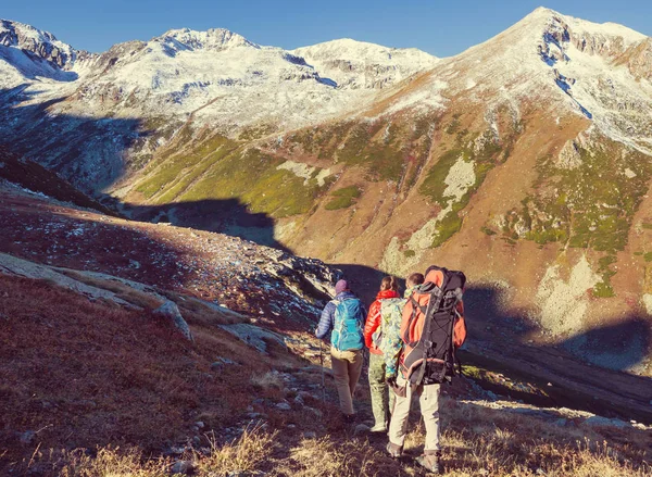 Wandelen in de bergen van de Kackar — Stockfoto