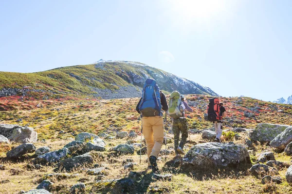 Wandelen in de bergen van de Kackar — Stockfoto