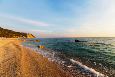 Doğal renkli günbatımı