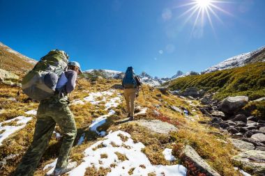 Kaçkar dağlarında yürüyüş