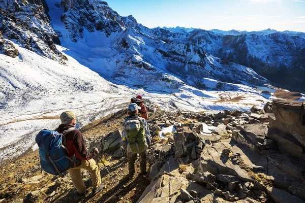 Wandelen in de bergen van de Kackar — Stockfoto