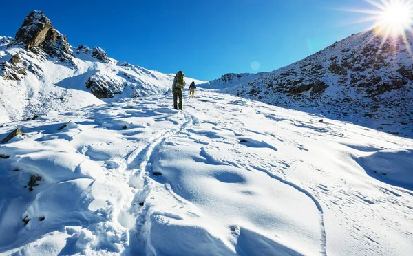 Wandelen in de bergen van de Kackar — Stockfoto