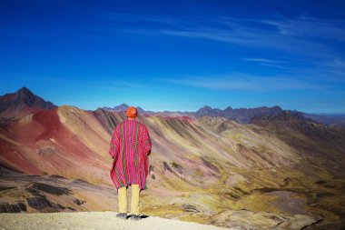 Sahne Vinicunca, Cusco bölge, Peru hiking