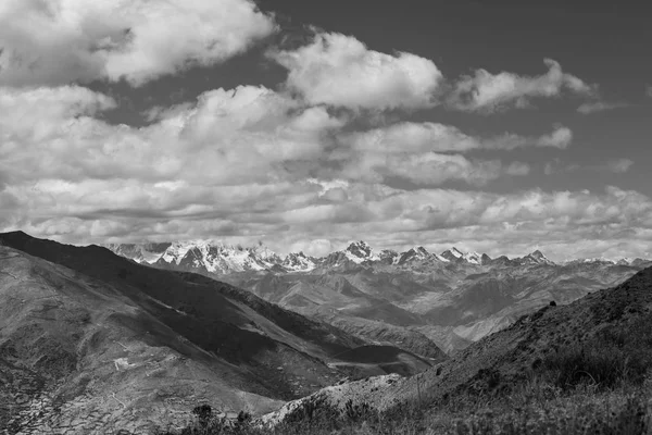 Beautiful Mountains Landscapes Cordillera Huayhuash Peru South America — Stock Photo, Image