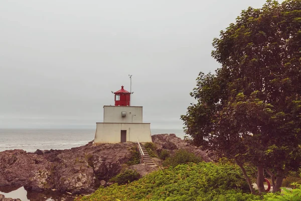 Leuchtturm Auf Der Insel Vancouver — Stockfoto