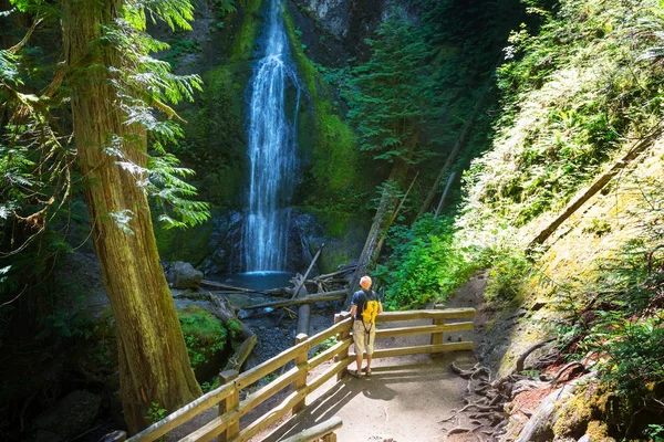Beautiful waterfall in Vancouver — Stock Photo, Image