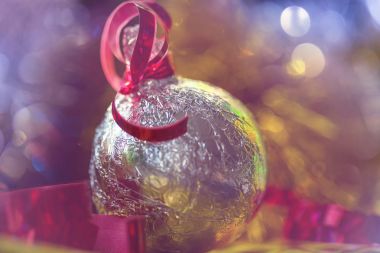 Güzel geleneksel Noel dekor yakın plan