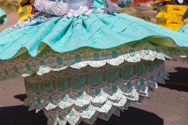 Şehrin sokak otantik Perulu dans 