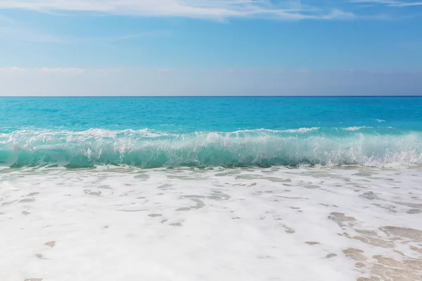 Hermosa Vista Panorámica Playa Océano — Foto de Stock