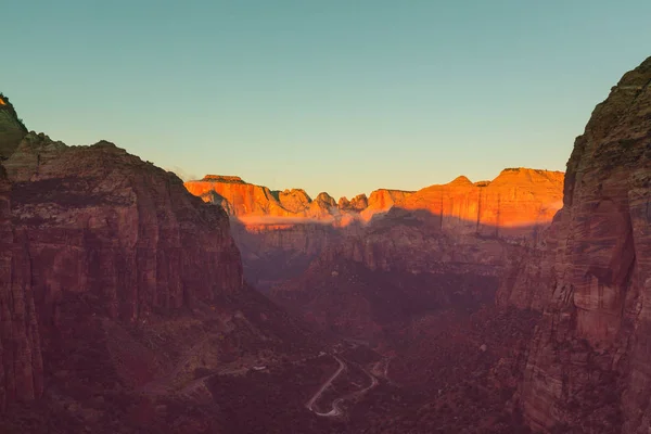 Zion National Park Vista Panorâmica — Fotografia de Stock