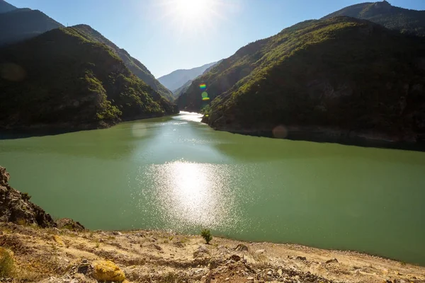 Lago Turchia Bellissimi Paesaggi Montagna — Foto Stock