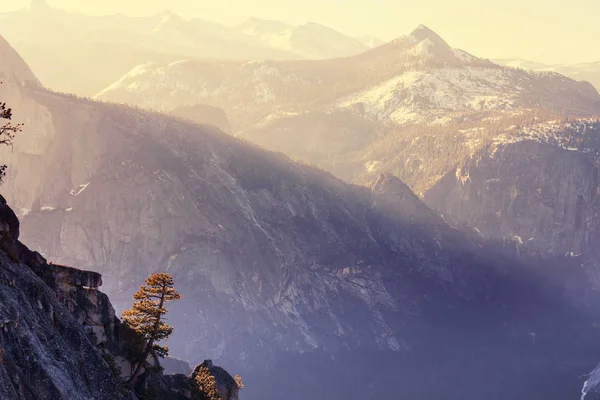 Krásné Krajiny Yosemitského Národního Parku Kalifornie — Stock fotografie