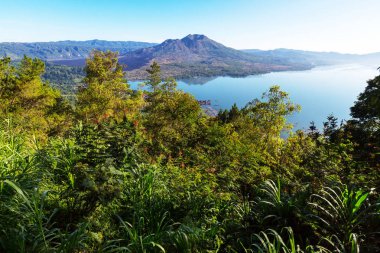 Endonezya 'daki Bali adasında Batur volkanı
