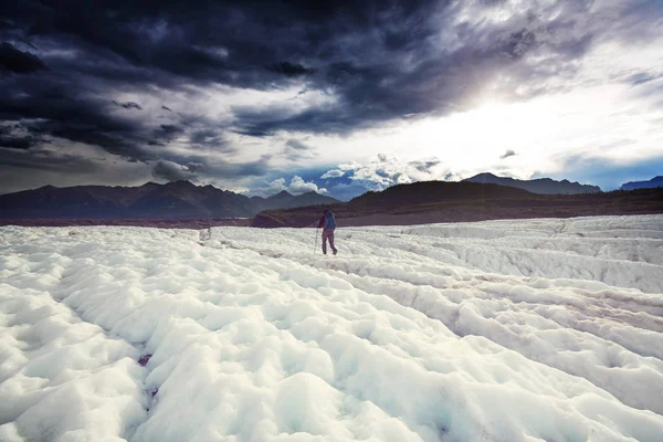 Hike Alaska Summertime — Stock Photo, Image