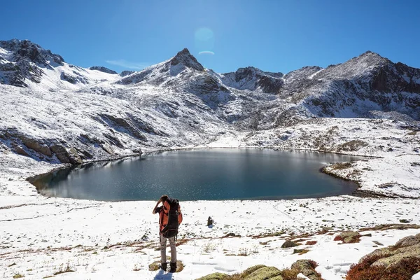 Caminhada Nas Montanhas Kackar Leste Turquia Época Outono — Fotografia de Stock