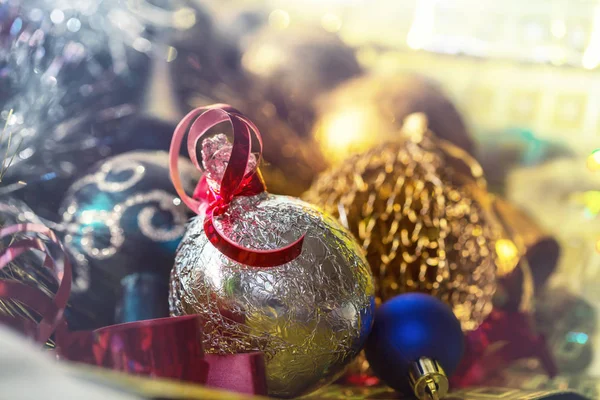 Schöne Traditionelle Weihnachtsdekor Nahaufnahme — Stockfoto