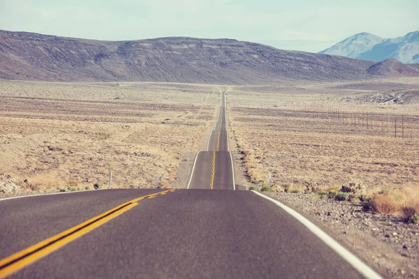 Road Prairie Country Scenic View — Stock Photo, Image