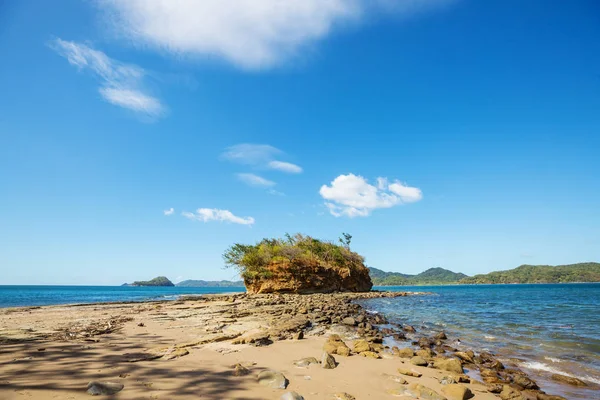 Hermosa Costa Tropical Del Océano Pacífico Costa Rica — Foto de Stock