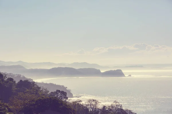 Hermosa Costa Tropical Del Océano Pacífico Costa Rica — Foto de Stock