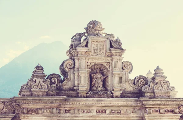 Колониальная Архитектура Антигуа Гватемале Центральная Америка Гватемала — стоковое фото